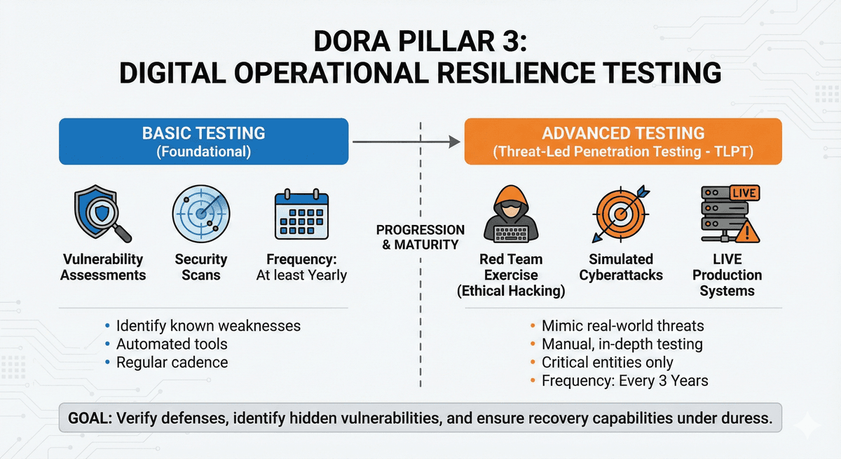 DORA Pillar 3 - Digital Operational Resilience Testing